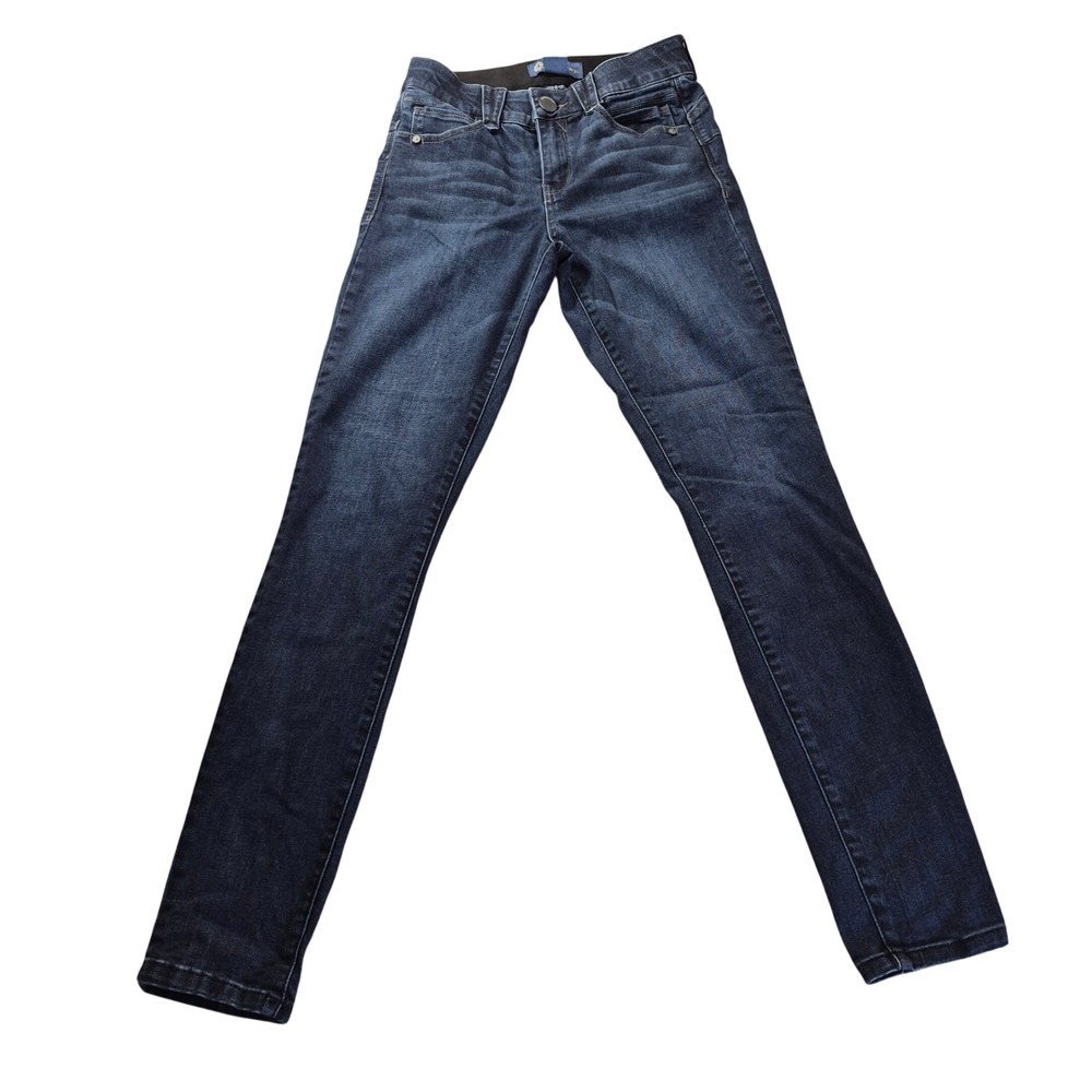 Democracy Ab"solution" B1105F9BX Womens Size 2 Dark Wash Skinny Jeans Stretch
